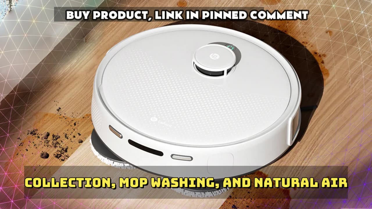 LEFANT M3 M3L Robot Vacuum Cleaner with Mapping 12000Pa Suction Automatic Washing and Drying