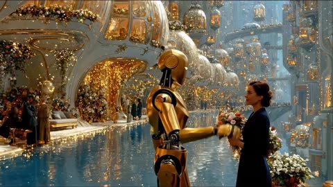 A Luxury Futuristic Christmas City | Magical Winter Utopia in 4K