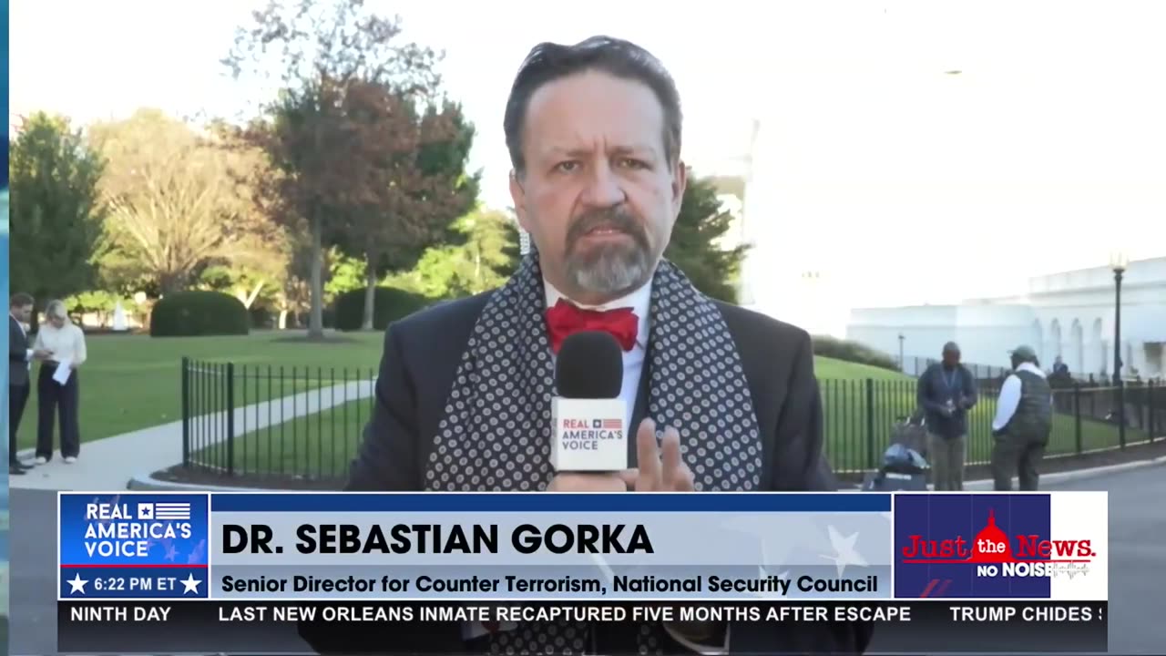 Sebastian Gorka describes reaction to the Gaza peace deal