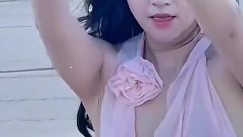 Girl viral funny fun and the song is