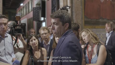 ¿Dónde estaba Mazón?