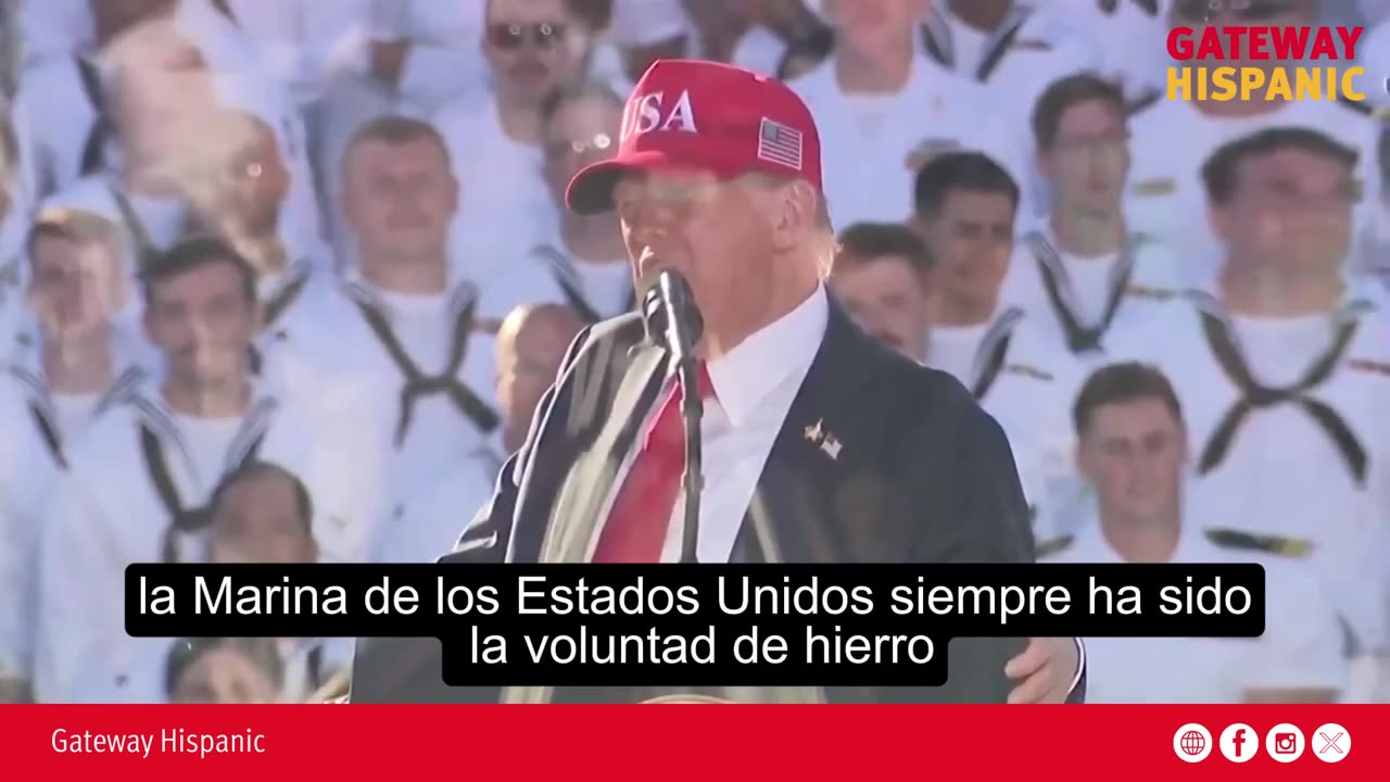 President Trump Pays Tribute to the Greatness of the United States Navy