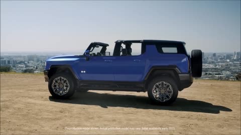 20204 GMC HUMMER EV SUL DRIVE EXTERIOR