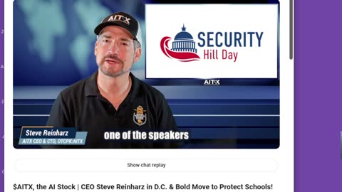 $AITX, the AI Stock | CEO Steve Reinharz in D.C. & Bold Move to Protect Schools!