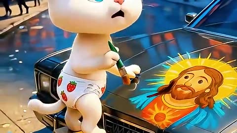 THE KITTEN DISCOVER HIS TALENT