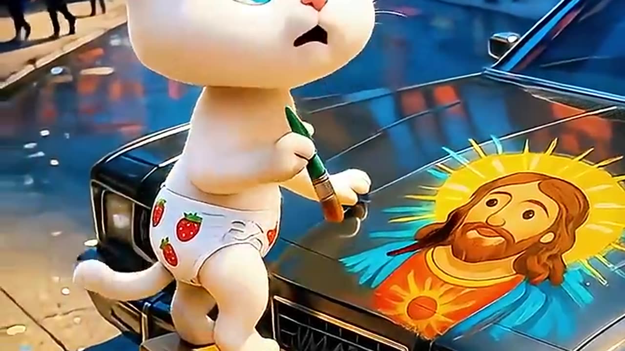 THE KITTEN DISCOVER HIS TALENT