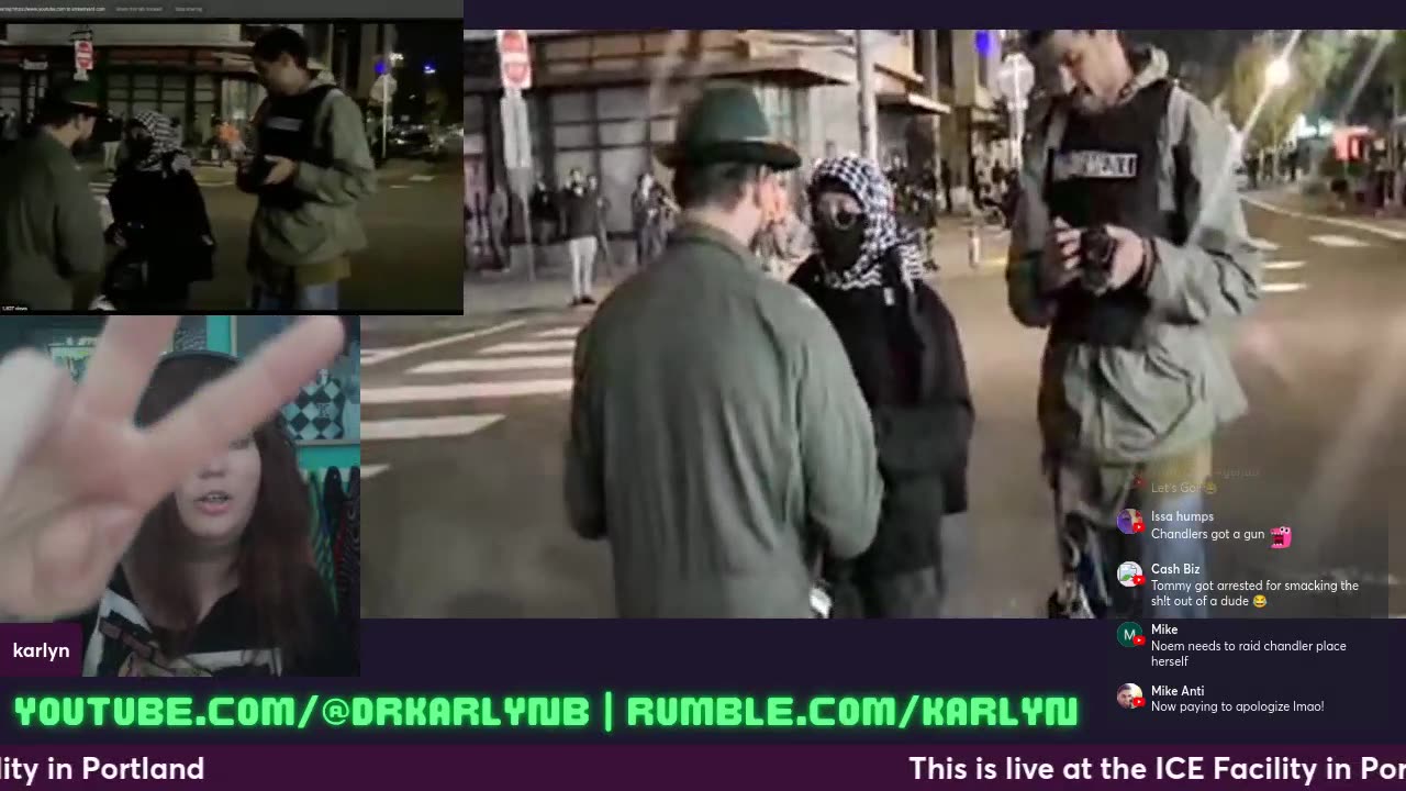 LIVE ANTIFA ICE PROTEST / RIOT COVERAGE, CHICAGO AND PORTLAND