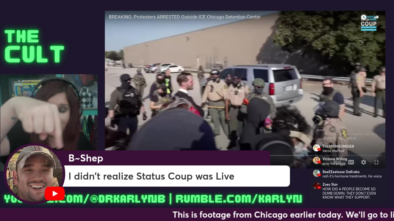 LIVE ANTIFA ICE PROTEST / RIOT COVERAGE, CHICAGO AND PORTLAND