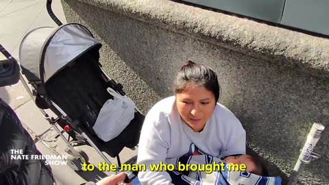 An illegal alien expressed relief at Mamdani’s win, saying, “Thank God, he will help us,”