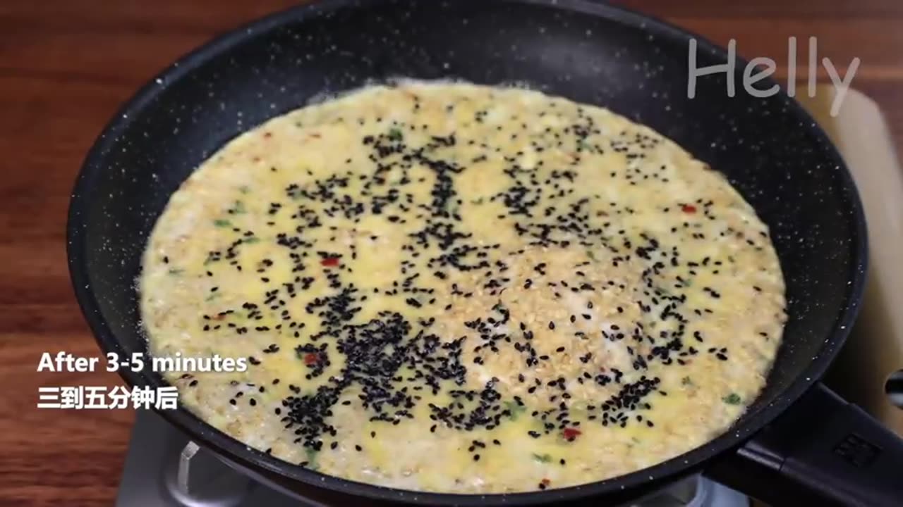 If you have 1 cup of oats and 2 eggs, make this 5 minutes recipe for breakfast