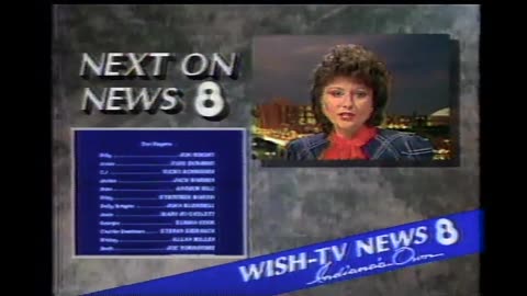 March 6, 1982 - Trudy Yarnell WISH Indianapolis Late News Headlines