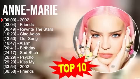 Anne-Marie 2025 MIX | Top 10 Best Songs & Greatest Hits | Full Album Collection