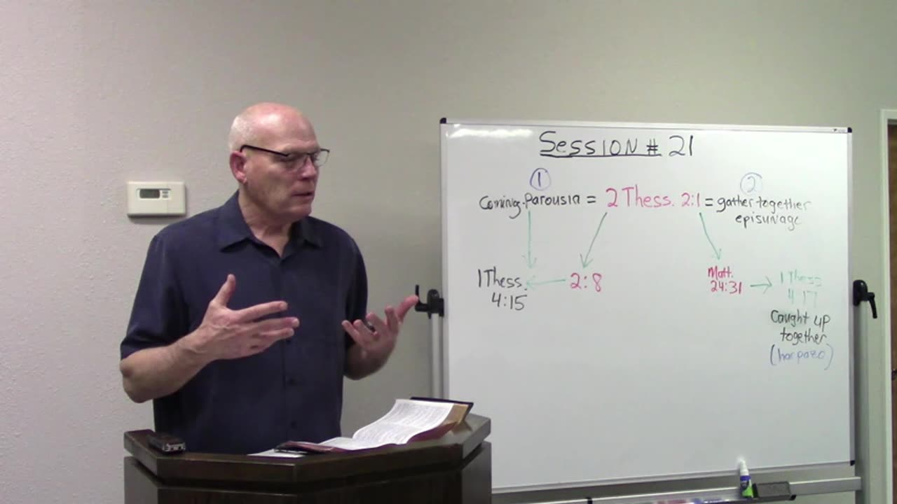 Session #21 End Times/Prophecy - Matthew 24 & 2 Thessalonians 2 compared