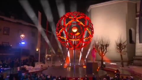 Clip of the Olympics Opening Ceremony straight out of Hell from yesterday