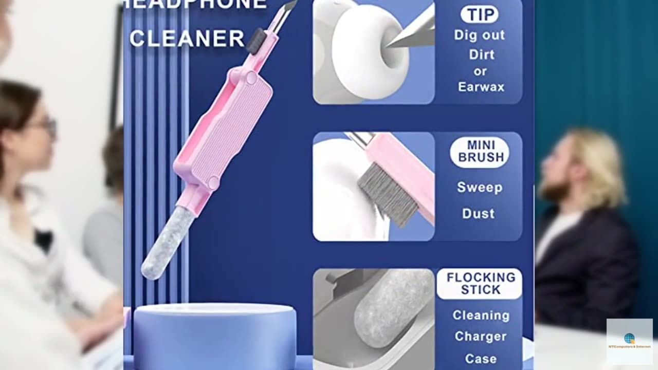 Electronics Cleaner Kit. Keyboard Brush, Airpod Cleaning Tool, Phone Screen Clea