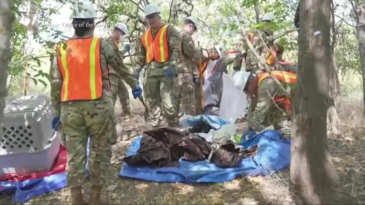 Texas Guard, the Dept. of Public Safety, & Dept. of Transportation to clean up & eliminate homeless