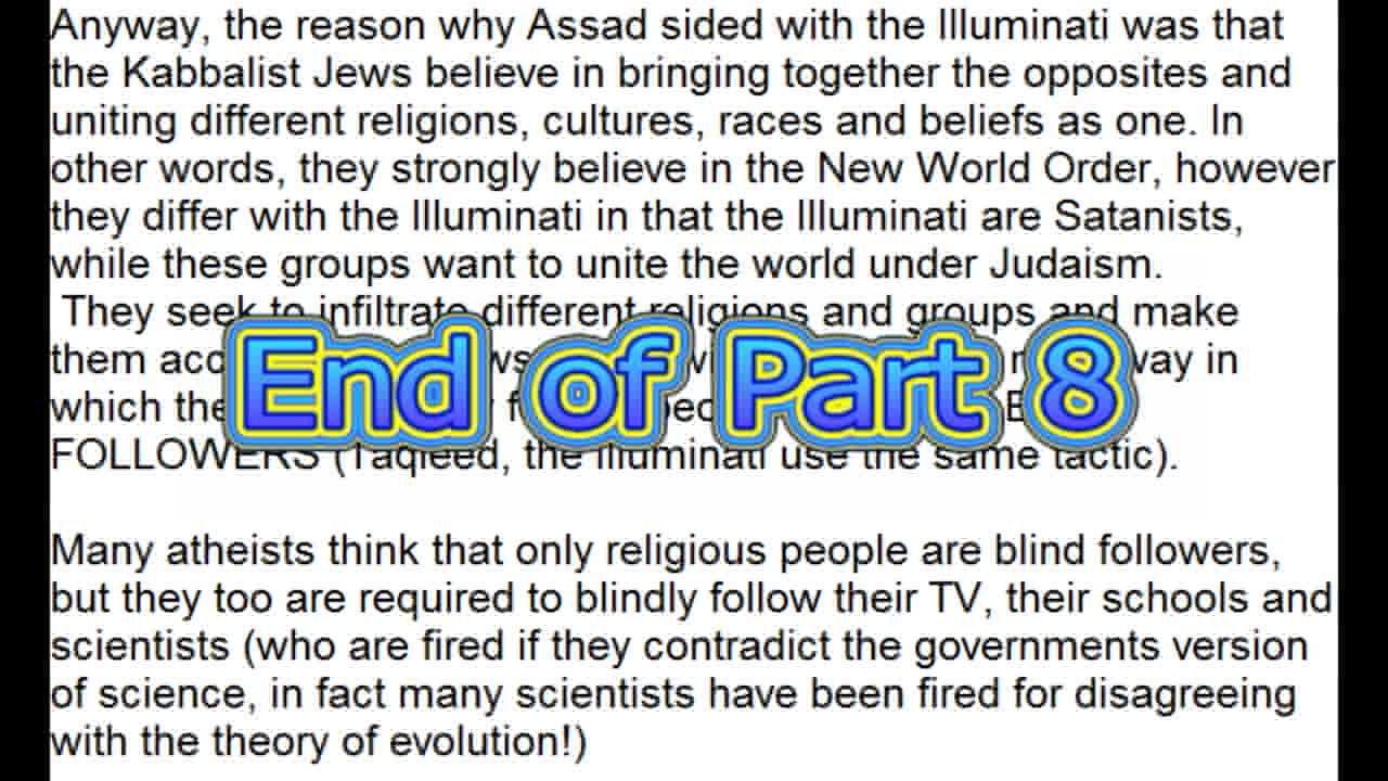 The real truth about Assad 8