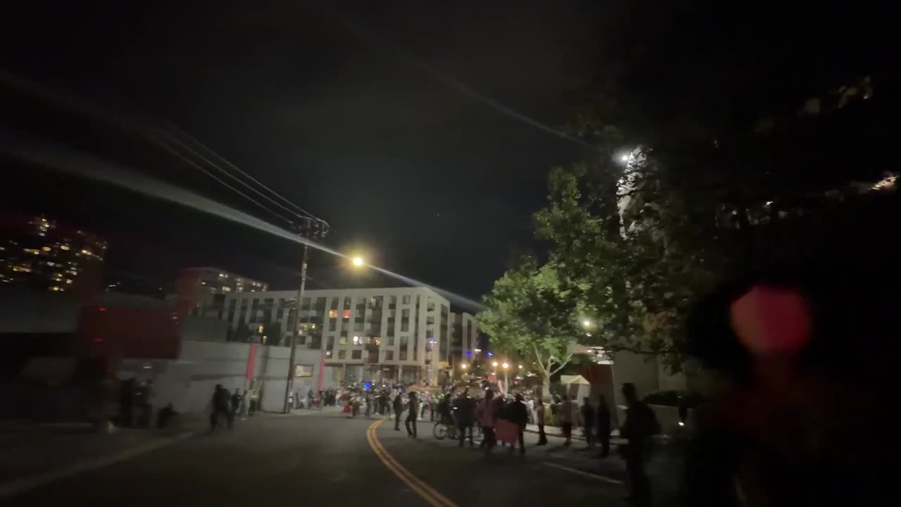 ANTIFA member in Portland tried to chase me out of their rally threating to "smoke me"