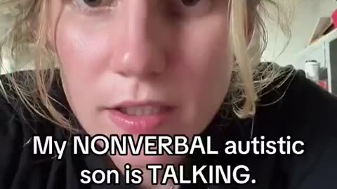 "He's been on on Leucovorin for LESS THAN 48 hours and my son just SPOKE FOR THE FIRST TIME!"
