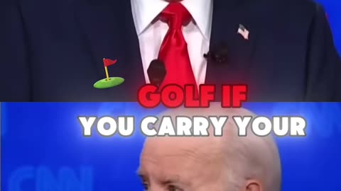 TRUMP VS BIDEN GOLF FUNNY MOMENTS