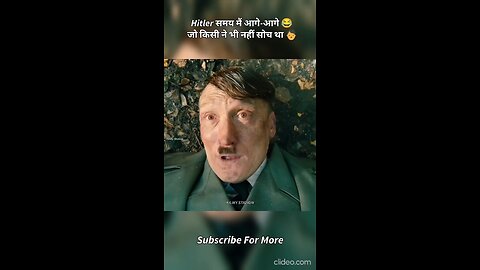 Hitler's time was ahead of what no one had imagined.