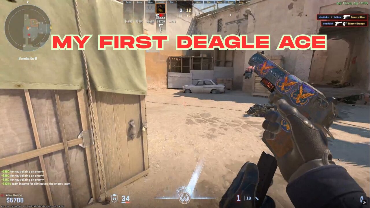 My First ever Deagle Ace (Yea yea lil sloppy)