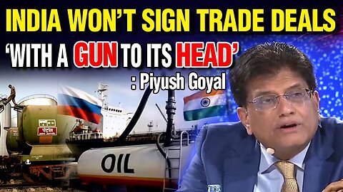 LIVE : 24-10-25 | INDIA WON’T SIGN TRADE DEALS “WITH A GUN TO ITS HEAD”, SAYS PIYUSH GOYAL
