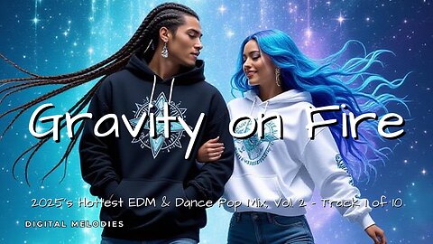 *Live Stream * GRAVITY ON FIRE (Starlight Fire Mix - track 1 of 10) * Digital Melodies