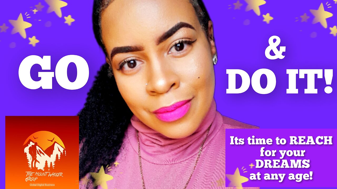 GO LIVE YOUR DREAMS ! AGE DONT MATTER!