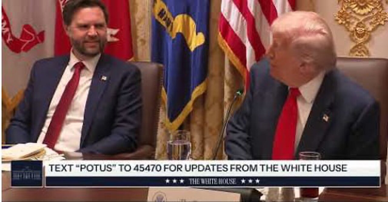 President Trump Participates in a Bilateral Lunch with Javier Milei