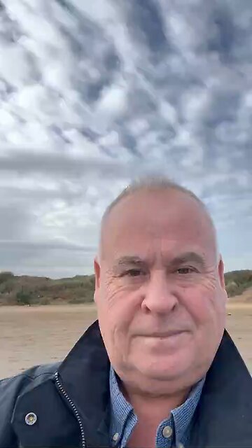 Having a walk on the beach today in somerset