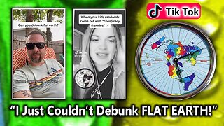 "I Just Couldn't Debunk FLAT EARTH!"