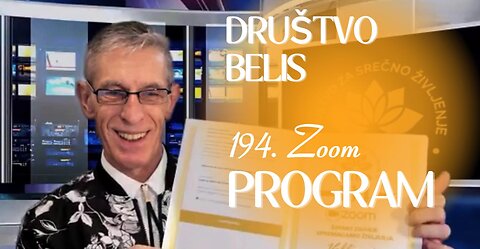 194. Zoom - PROGRAM DRUŠTVA BELIS 22. 2. 2025 Oris prihodnosti