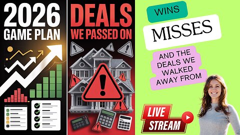 2026 Game Plan: Wins, Misses, and the Deals We Walked Away From