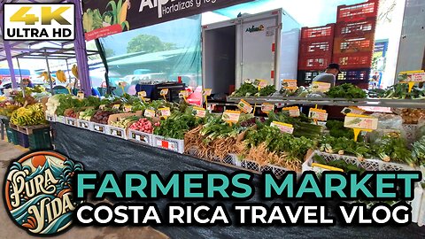 [4K] Farmers Market In Grecia, Costa Rica 🥑 Part V Local Itinerary Near SJO Airport #travel