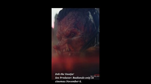 Dek the Youtja! Predator: Badlands #PredatorBadlands, #Predator, #Yautja