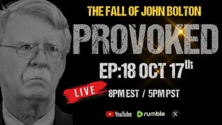 EP:18 - LIVE : The Fall of John Bolton: Can Peace Survive the War Machine?