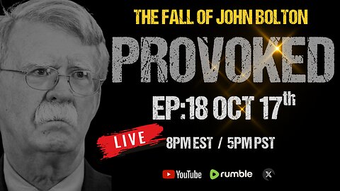 EP:18 - LIVE : The Fall of John Bolton: Can Peace Survive the War Machine?
