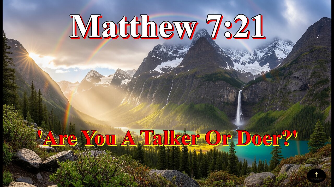 Matthew 7:21, Are You A Talker Or Doer?