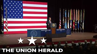 President Trump Delivers Remarks to U.S. Military Leaders