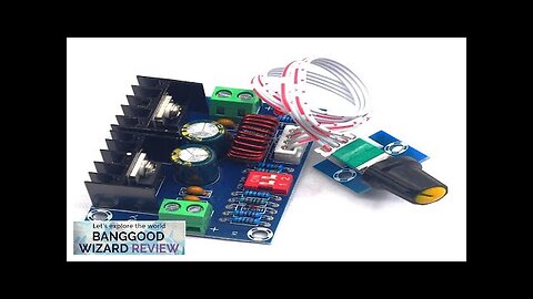 XH-M405 Step-down Regulated Power Supply Module DC-DC PWM Adjustable Board 8A High-power Review