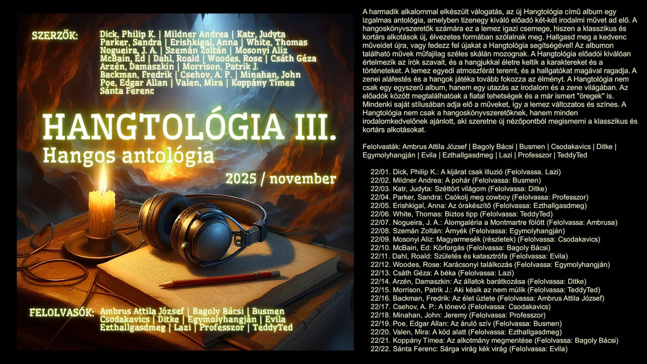 Hangtológia III. (2025) - Hangos antológia