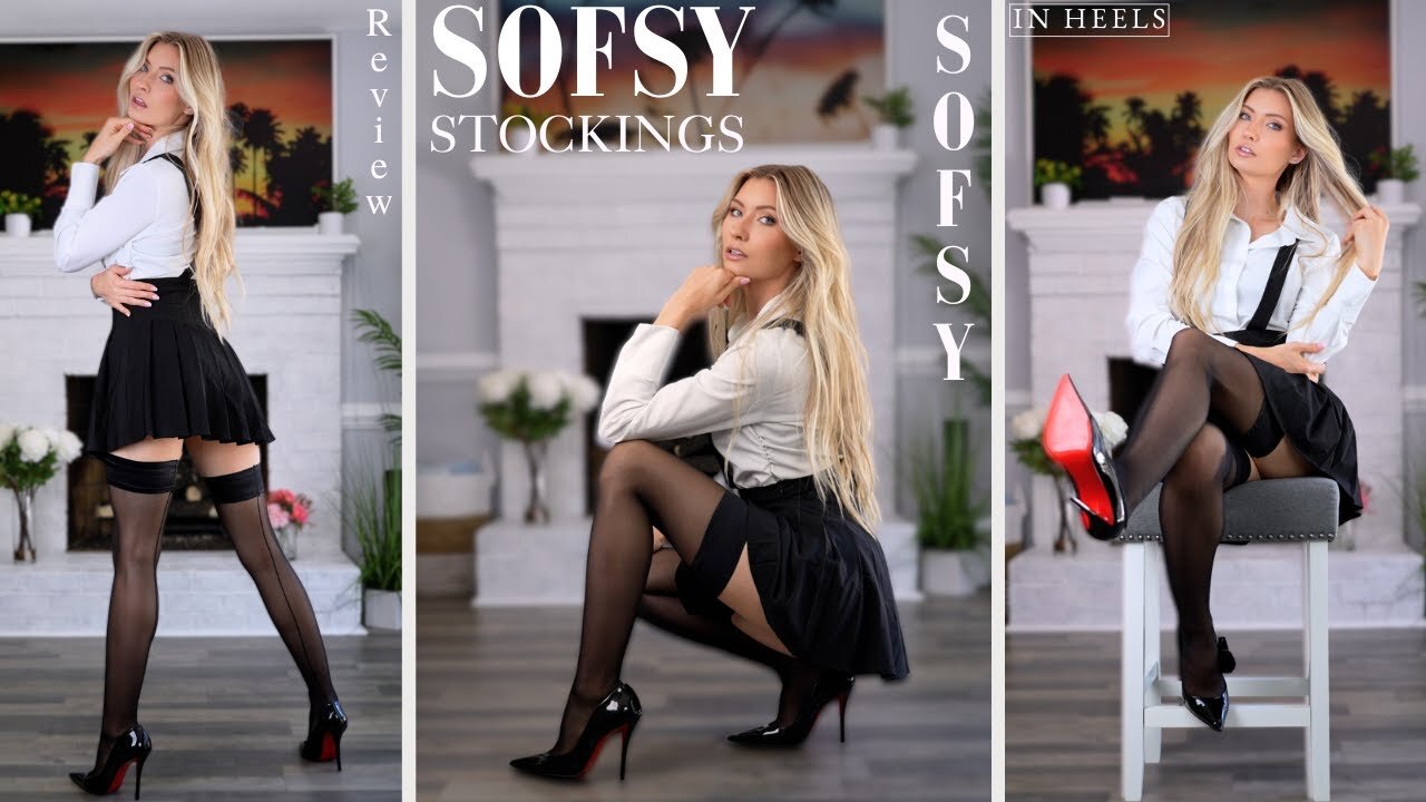 Are Sofsy Back Seam Thigh Highs Worth It? ✨| First Impressions & Review