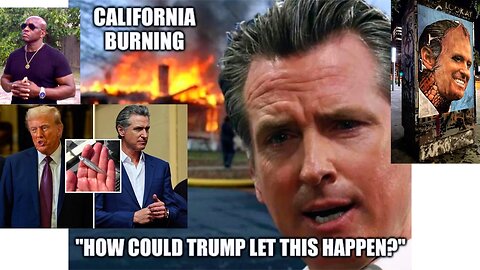 Gavin Newsom Lies About The Water Reservoirs And Attempts To Blame Trump For Fires