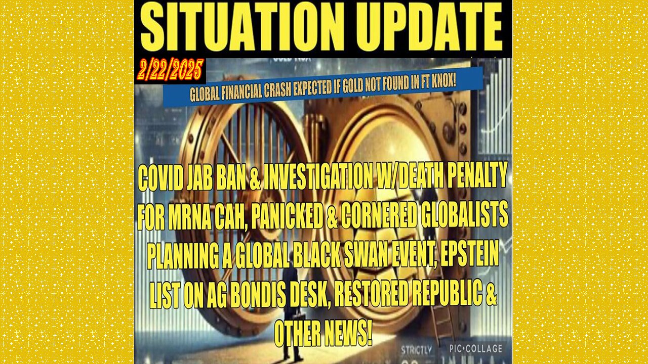 SG Anon. Juan O Savin ~ Situation Update 2/22/25 ~ Restored Republic > Judy Byington- Q+ White Hats