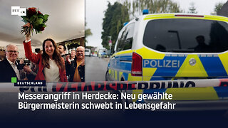 Messerangriff in Herdecke: Neu gewählte Bürgermeisterin schwebt in Lebensgefahr