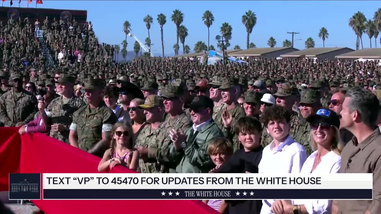 J.D. Vance at the Marine Corps 250th Anniversary at Camp Pendleton: Despite the Schumer Shutdown, Trump Will Make Sure You Get Paid