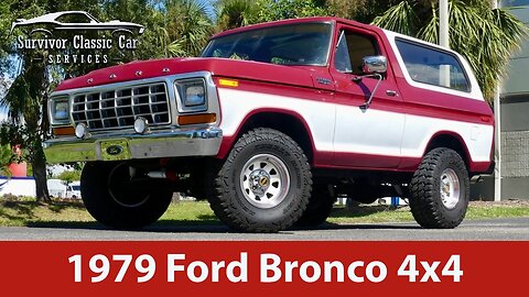 🔥 1979 Ford Bronco 4x4 – Fresh $14K Service! 351 V8, Auto, PS, PB | Classic Dentside SUV