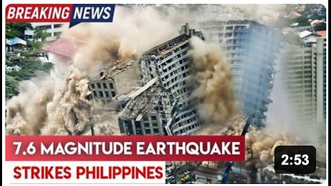 Powerful Earthquake Hits Davao Oriental Philippines
			