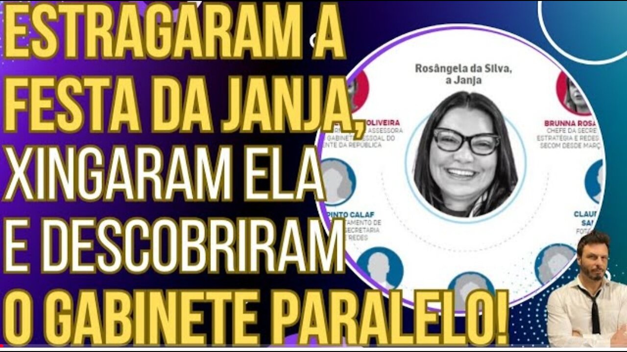 JANJAGATE: estragaram a festa da Janja, xingaram ela e descobriram o gabinete paralelo dela!